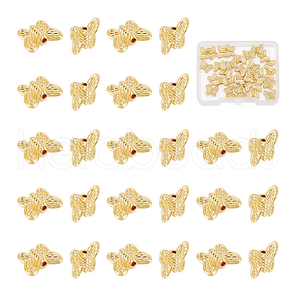 Unicraftale Rack Plating Brass Beads KK-UN0003-17-1