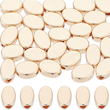 Beebeecraft 40Pcs Long-Lasting Plated Brass Beads KK-BBC0013-17-1