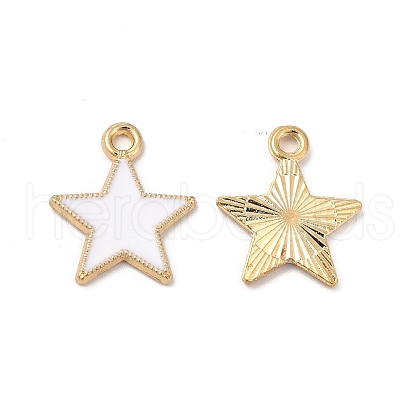 Alloy Enamel Pendants ENAM-C005-01G-01-1