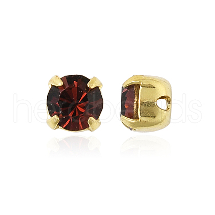 Preciosa® MAXIMA Crystal in Sew-On Cup Y-PRC-SS16-90100-G-1
