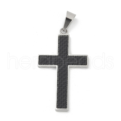304 Stainless Steel Pendants STAS-K151-07P-01-1