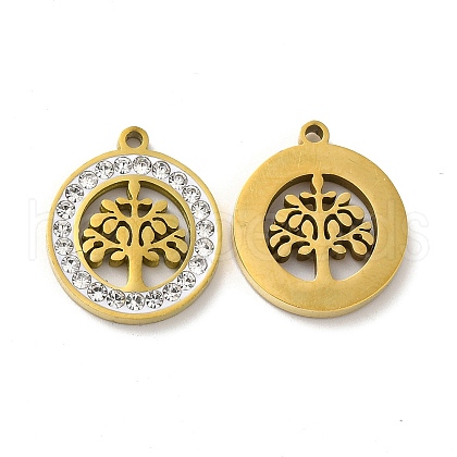 201 Stainless Steel Pendants STAS-Q216-07G-1