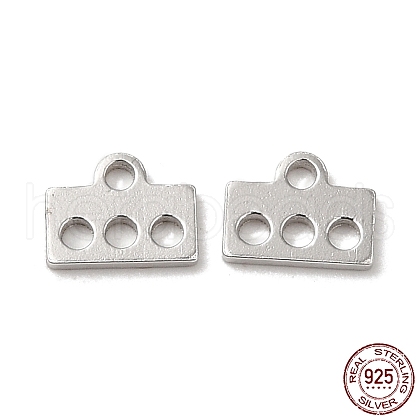 Anti-Tarnish 925 Sterling Silver Chandelier Component Links STER-D006-11B-P-1