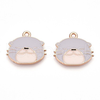 Alloy Enamel Pendants ENAM-T022-02A-01-1