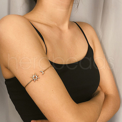 Alloy Cubic Zirconia Arm Bangles FS-WG4B661-01-1