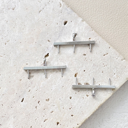 Brass Screw Eye Pin Peg Bails PW-WG56465-02-1