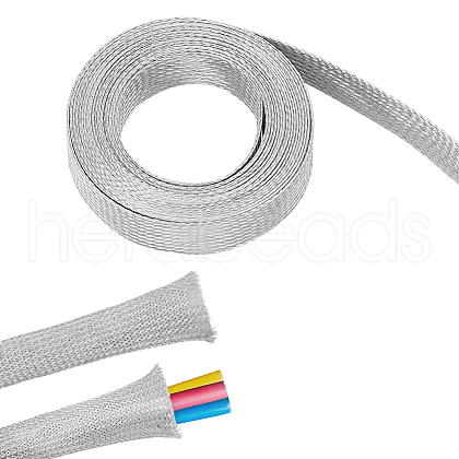 Unicraftale 4M Flat 304 Stainless Steel Braided Sleeving FIND-UN0016-16B-1