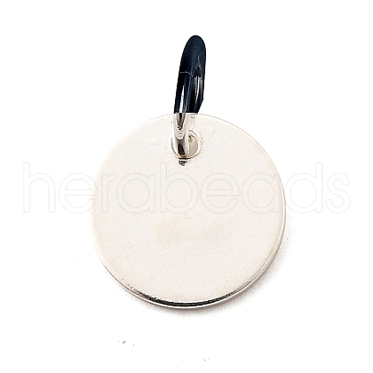 S925 Sterling Silver Blank Charms STER-Q006-06C-S-1