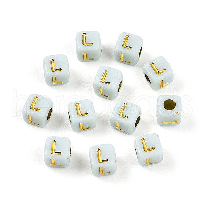 Plating Acrylic Beads OACR-N140-01C-L-1