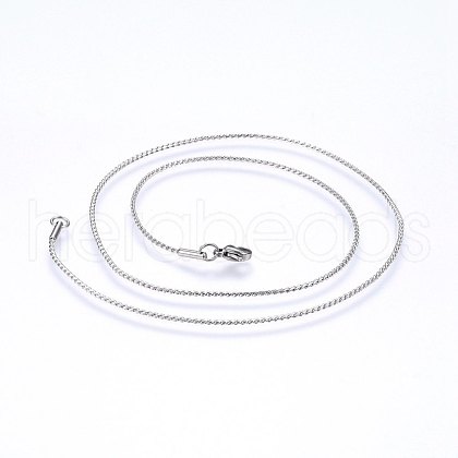 304 Stainless Steel Chain Necklaces NJEW-F227-01P-01-1