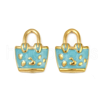 304 Stainless Steel Enamel Pendants STAS-Z140-03G-02-1