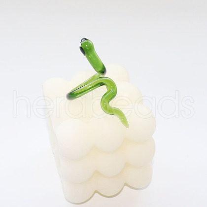 Snake Transparent Glass Cuff Rings FS-WGAA607-06-1