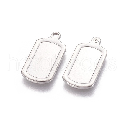 Tarnish Resistant 201 Stainless Steel Pendants STAS-L232-017A-1