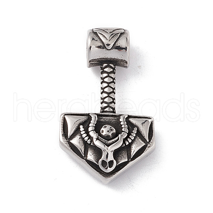 304 Stainless Steel Manual Polishing Pendants STAS-G267-21AS-1
