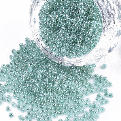 12/0 Imitation Jade Glass Seed Beads SEED-S035-02A-03-1