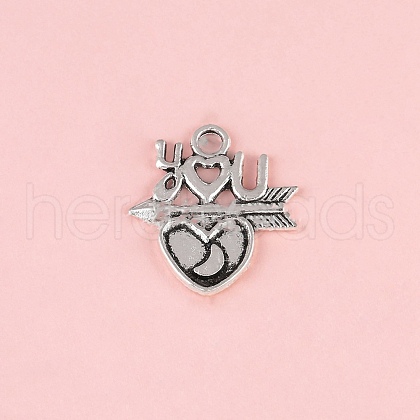 Valentine's Day Tibetan Style Alloy Pendants FIND-CJC0019-25F-1