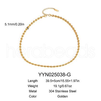 Stainless Steel Chain Necklaces for Unisex BL6999-2-1
