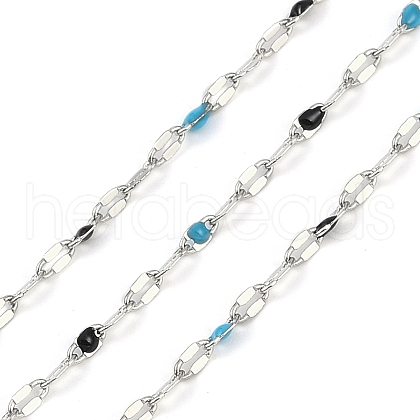 Brass Dapped Chains AJEW-Q153-03P-09-1