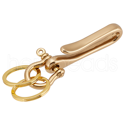   Brass D-Ring Anchor Shackle Clasps KK-PH0001-98-1