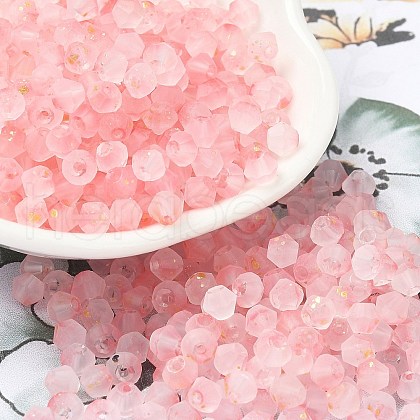 Frosted Glass Beads FGLA-D300-01F-1