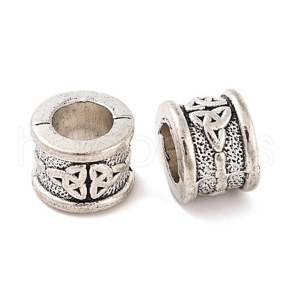 Tibetan Style Zinc Alloy Beads X-TIBEB-R063-011AS-RS-1