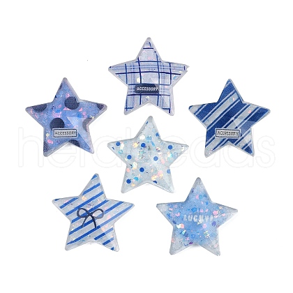 Transparent Resin Cabochons FIND-Z077-14A-1