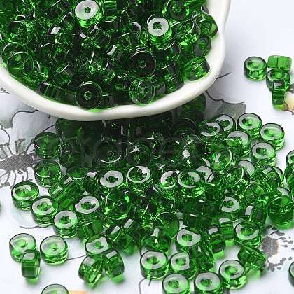 Transparent Colours Glass Seed Beads SEED-E001-T3x6mm-01-1