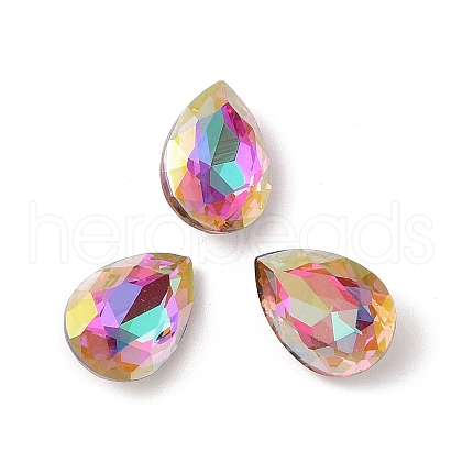 Glass Rhinestone Cabochons RGLA-L029-04A-HELA-1