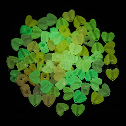 Luminous Transparent Acrylic Beads LACR-Q001-01-1
