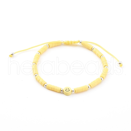 Adjustable Nylon Thread Braided Bead Bracelets BJEW-JB06048-1
