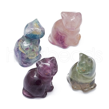 Natural Fluorite Sculpture Display Decorations G-F719-39-1