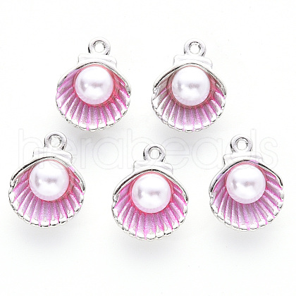 Alloy Enamel Charms ENAM-R059-03B-P-RS-1