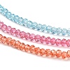 Transparent Painted Glass Beads Strands DGLA-A034-T1mm-A11-3