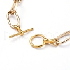 Unisex Aluminium Paperclip Chain Necklaces NJEW-JN02720-3
