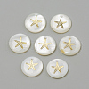 Freshwater Shell Pendants SHEL-Q010-G-2