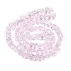 Electroplate Glass Beads Strands EGLA-P063-PL01-2