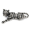 Alloy Rhinestone Brooches for Backpack Clothes JEWB-K007-05A-AS-1