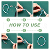 SUPERFINDINGS 4Pcs 2 Colors Brass Rhinestone Fold Over Clasps KK-FH0007-72-4