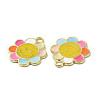 Alloy Enamel Pendants ENAM-B050-04G-02-2