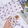 Polyester Flower Lace Ribbon OCOR-WH20001-03A-3