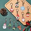 Christmas Theme Acrylic Pendant Decoration HJEW-YW00032-01-4