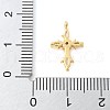 Brass Micro Pave Cubic Zirconia Pendants KK-U056-33G-3