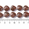 Natural Plum Blossom Jasper Beads Strands G-P570-E02-02-5
