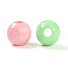 Opaque Acrylic European Beads X-OACR-I015-62-2