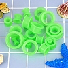 10 Pairs Silicone Ear Gauges WGCF9F6-17-1
