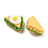 Opaque Resin Imitation Food Decoden Cabochons RESI-H151-07-2