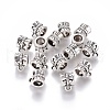 Tibetan Style Alloy Tube Bails TIBE-30047-AS-NR-1