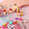 50Pcs 15 Style Food Grade Eco-Friendly Silicone Focal Beads SIL-TA0001-10-16