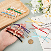 GOMAKERER 12Pcs 12 Colors Nylon Cord Slider Bracelets MAK-GO0001-05-3