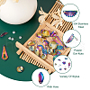 Cheriswelry 32Pcs 8 Style Rainbow Color 304 Stainless Steel Stud Earring Findings FIND-CW0001-20-4